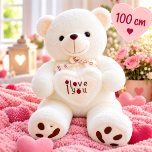 Valentijnknuffel: I Love You knuffel 1 meter