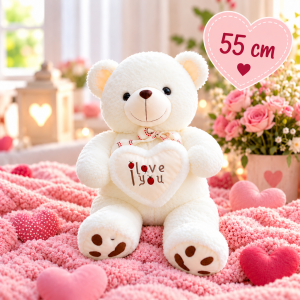 Valentijn knuffel - I Love You knuffel 55 cm
